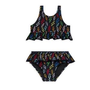 NEW WITH TAGS posh peanut -Zack Tankini. little girls 2 piece swim set